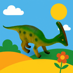 Dinozaur jucărie - parazaur